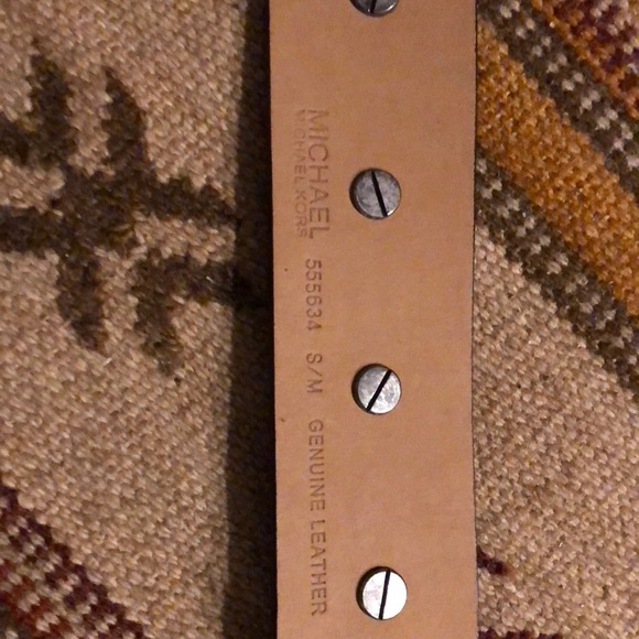 Chic M KORS Leather/Chain Studded belt - Picture 2 of 5